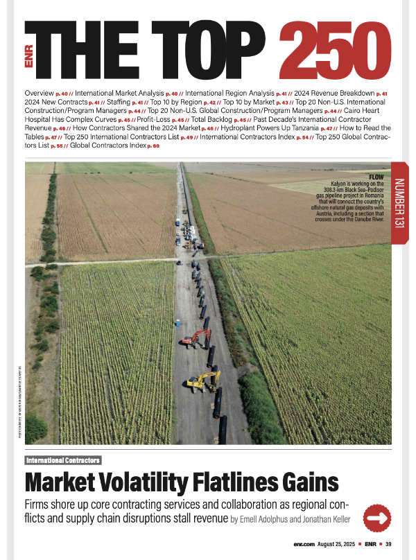 Spanish construction companies maintain their international leadership according to the ENR 2024 ranking